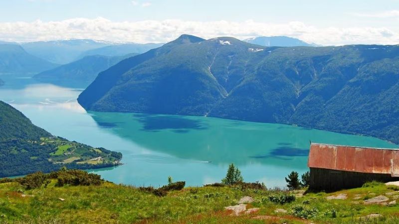 Lustrafjorden-Norvège